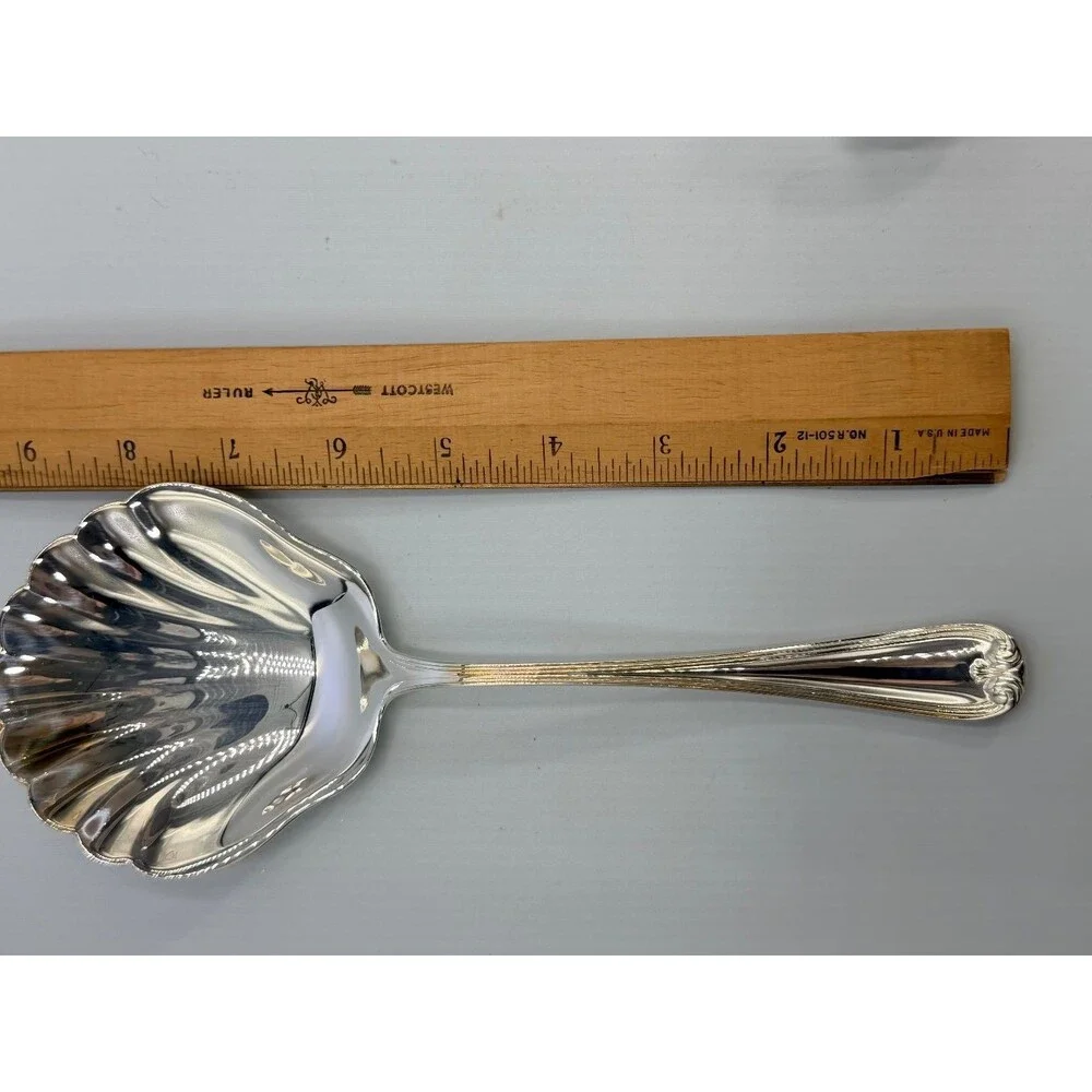 NIB Gorham Heritage Silverplate Berry Spoon 9